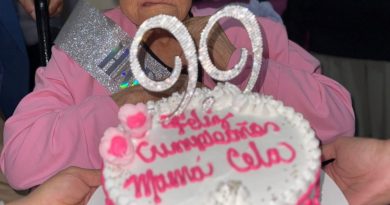 Se celebró el cumpleaños 99 de doña Gisela Luna viuda Martínez